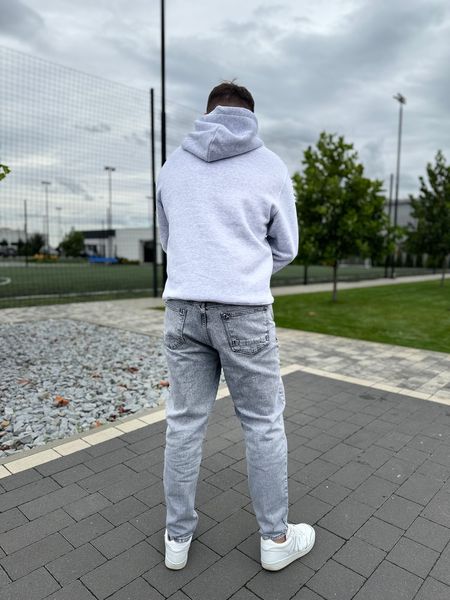 Мужское худи серое, толстовка Carhartt Мужское худи hoodie Carhartt худи светлое кархарт Carhartt S-XL + шапка 2368552381 фото