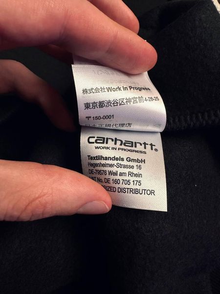 Чоловіче худі чорне, толстовка Carhartt Чоловіче худі hoodie Carhartt худі темне Одяг кархарт Carhartt S-XL 2368593309 фото