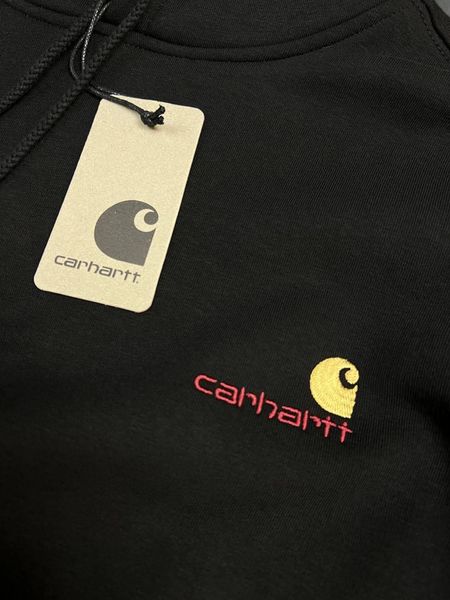 Чоловіче худі чорне, толстовка Carhartt Чоловіче худі hoodie Carhartt худі темне Одяг кархарт Carhartt S-XL 2368593309 фото